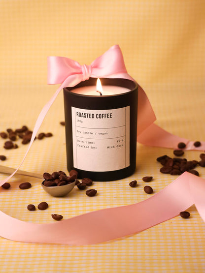Coffee Scented Candle | Soy Wax | Cafe Decor | Barista Theme: Tin candle (90g)
