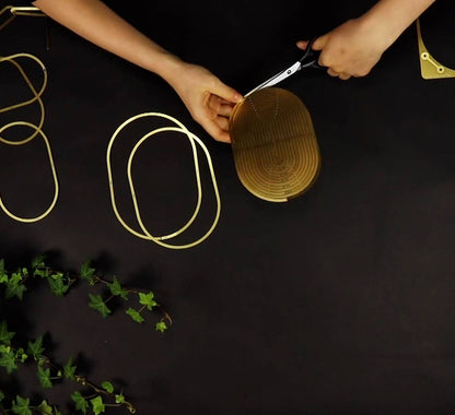 Gold Brass Chain - Plant Support for climbing plants