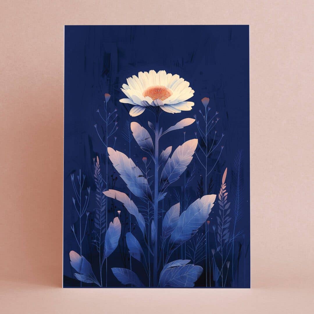 Daisy | Everyday Greeting Card | birth month flower birthday: Kraft paper