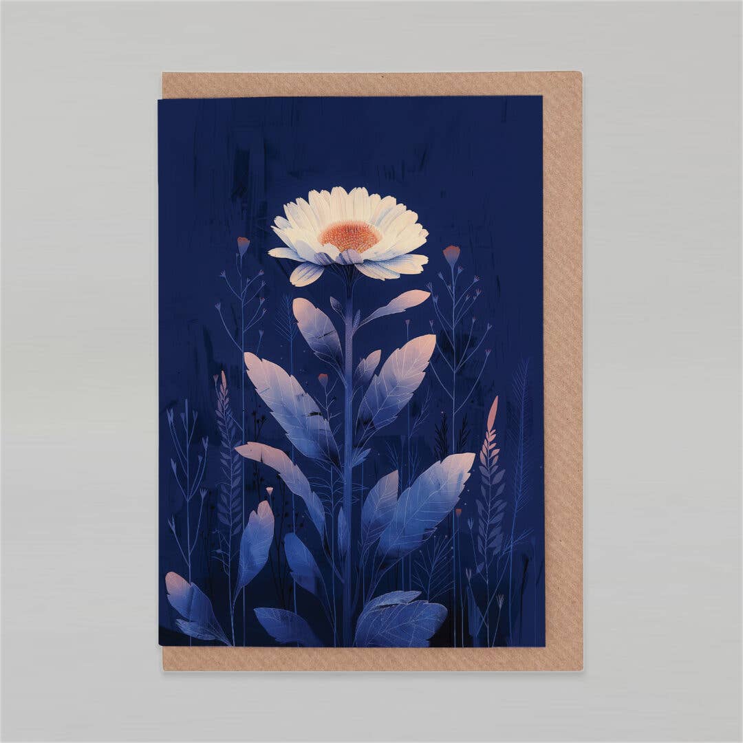Daisy | Everyday Greeting Card | birth month flower birthday: Kraft paper