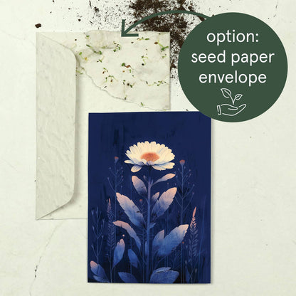 Daisy | Everyday Greeting Card | birth month flower birthday: Kraft paper